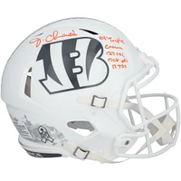 Ja'Marr Chase Cincinnati Bengals Autographed Riddell Speed Authentic Helmet with Multiple Inscriptions