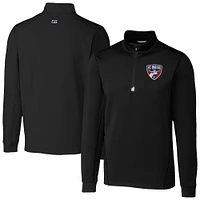 Men's Cutter & Buck FC Dallas Traverse Stretch Eco Quarter-Zip Pullover Top