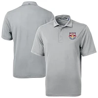 Men's Cutter & Buck  Gray New York Red Bulls Big Tall Virtue Eco Pique Recycled Polo