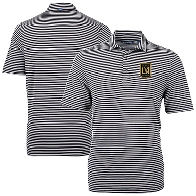 Men's Cutter & Buck LAFC Big Tall Virtue Eco Pique Stripe Recycled Polo
