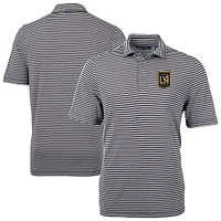 Men's Cutter & Buck LAFC Big Tall Virtue Eco Pique Stripe Recycled Polo