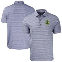 Men's Cutter & Buck  Heather Navy Nashville SC Big Tall Forge Eco Stripe Stretch Recycled Polo