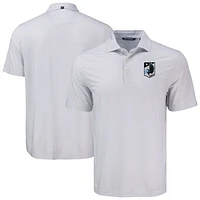 Men's Cutter & Buck  Gray Minnesota United FC Big Tall Pike Eco Diamond Dot Print Recycled Polo