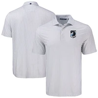 Men's Cutter & Buck  Gray Minnesota United FC Big Tall Pike Eco Diamond Dot Print Recycled Polo