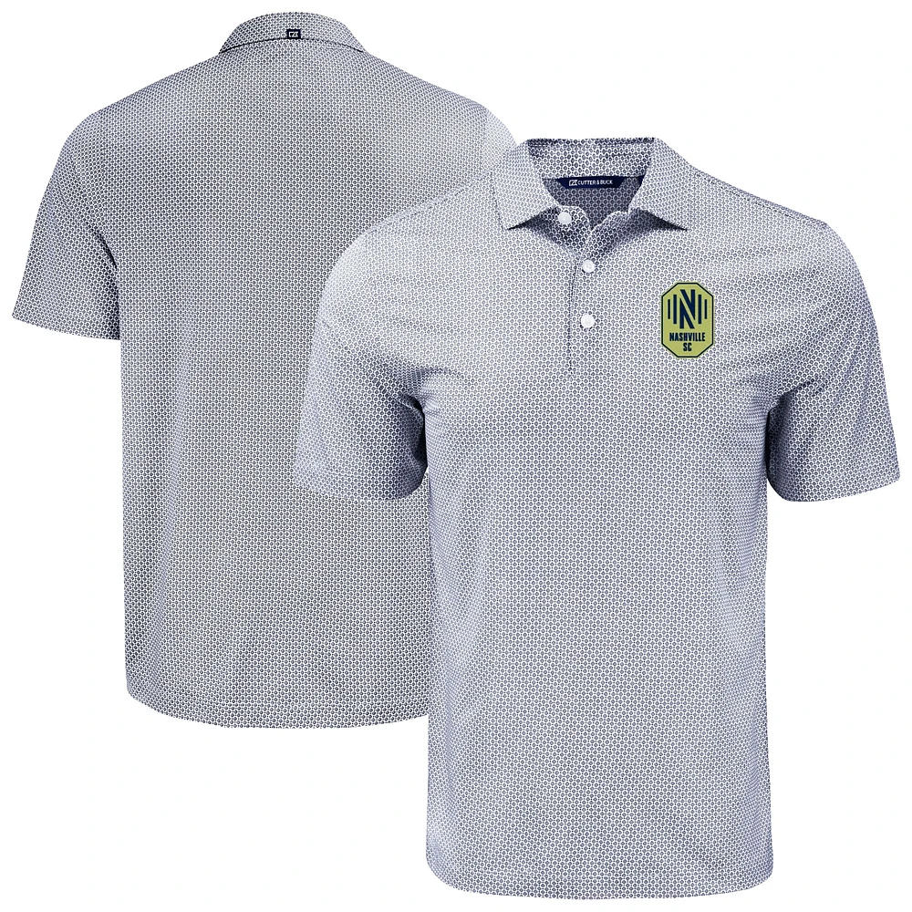 Men's Cutter & Buck Nashville SC Big Tall Pike Eco Diamond Dot Print Recycled Polo