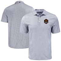 Men's Cutter & Buck  Black Houston Dynamo FC Big Tall Pike Eco Diamond Dot Print Recycled Polo