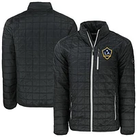 Men's Cutter & Buck LA Galaxy Big Tall Rainier PrimaLoft Eco Insulated Full-Zip Puffer Jacket
