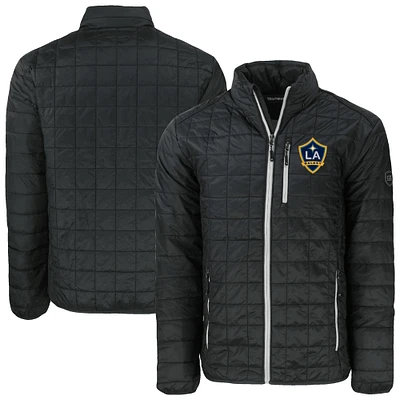 Men's Cutter & Buck LA Galaxy Big Tall Rainier PrimaLoft Eco Insulated Full-Zip Puffer Jacket