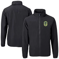 Men's Cutter & Buck Nashville SC Big Tall Charter Eco Knit Recycled Full-Zip Hoodie Jacket