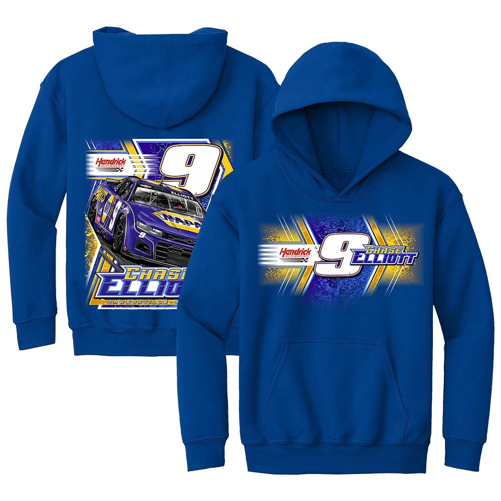 Youth Hendrick Motorsports Team Collection Royal Chase Elliott NAPA Car Pullover Hoodie