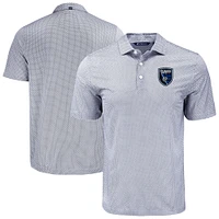 Men's Cutter & Buck San Jose Earthquakes Big Tall Pike Eco Diamond Dot Print Recycled Polo