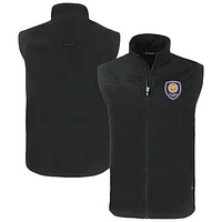 Men's Cutter & Buck Orlando City SC Big Tall Charter Eco Recycled Full-Zip Vest