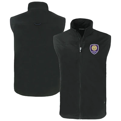 Men's Cutter & Buck Orlando City SC Big Tall Charter Eco Recycled Full-Zip Vest