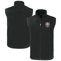 Men's Cutter & Buck Orlando City SC Big Tall Charter Eco Recycled Full-Zip Vest