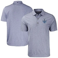 Men's Cutter & Buck  Heather Navy Vancouver Whitecaps FC Big Tall Forge Eco Stripe Stretch Recycled Polo