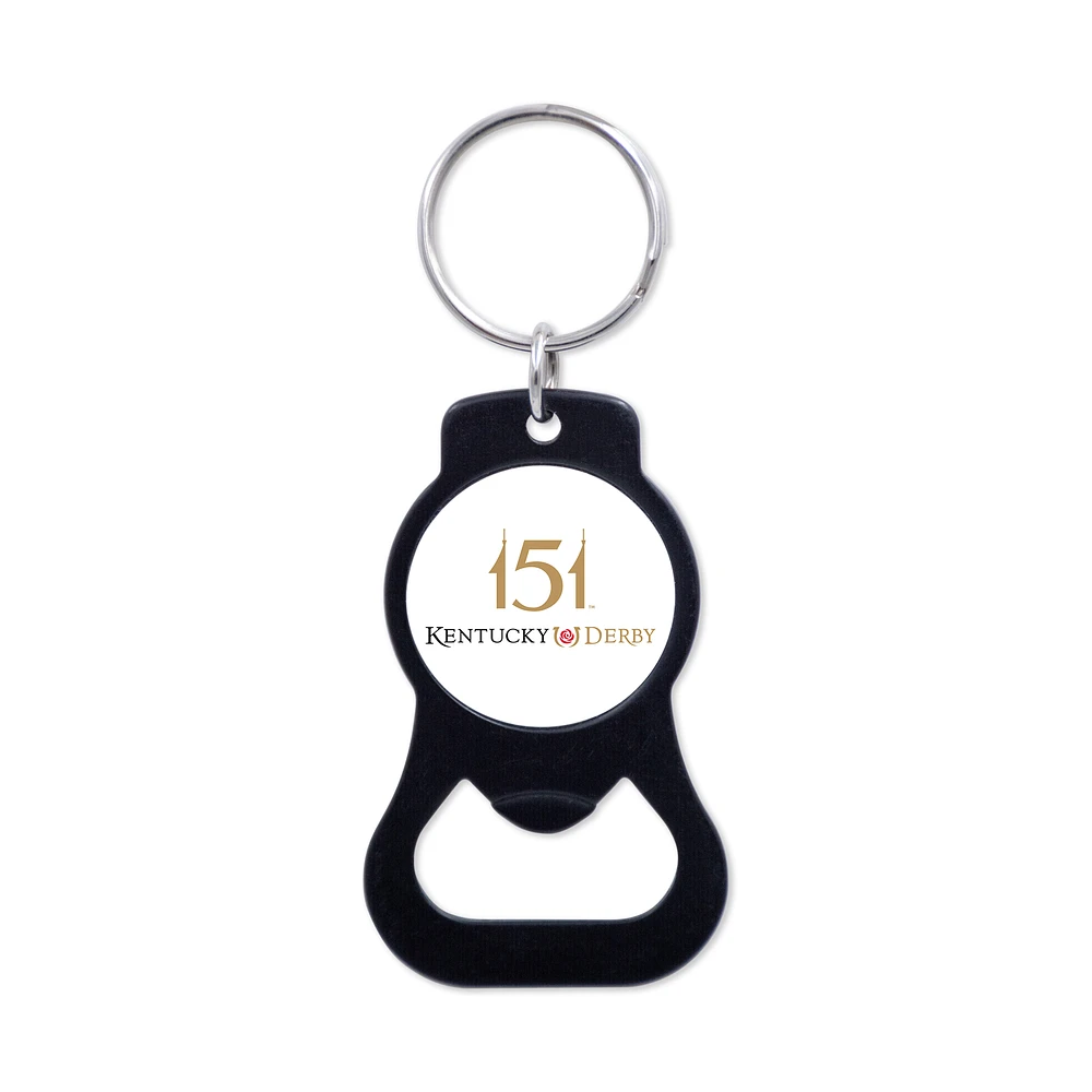 WinCraft Kentucky Derby 151 Round Bottle Opener Key Ring