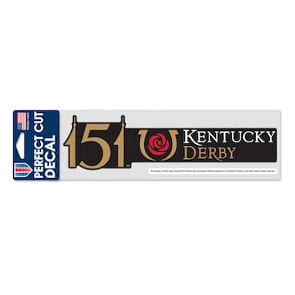 WinCraft Kentucky Derby 151 3" x 10" Perfect Cut Decal