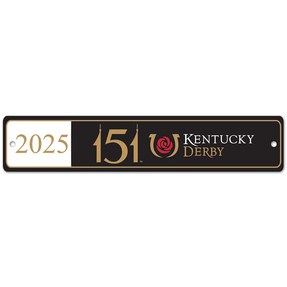 WinCraft Kentucky Derby 151 3.75'' x 19'' Street Sign