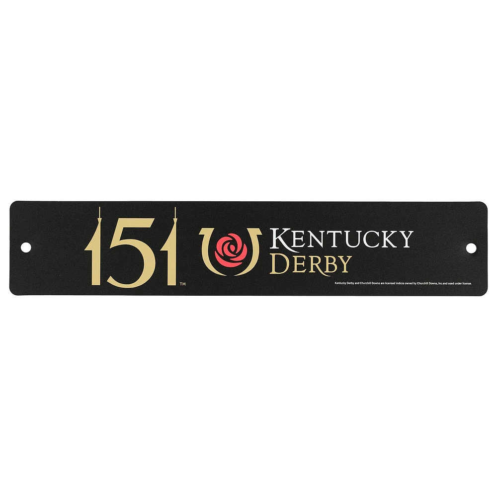 WinCraft 151st Kentucky Derby 3.75'' x 19'' Street Sign