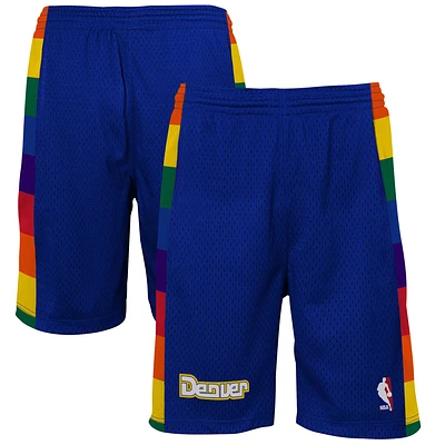 Youth Mitchell & Ness  Blue Denver Nuggets Swingman Shorts
