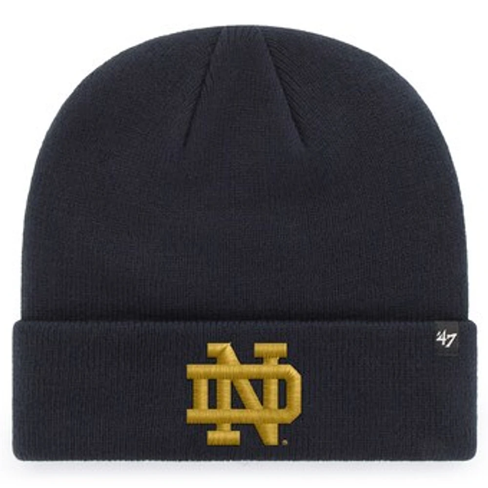 Men's '47 Navy Notre Dame Fighting Irish College Football Playoff 2025 National Championship Game Cuffed Knit Hat with Pom