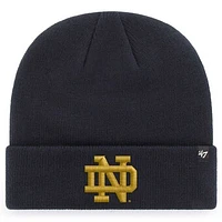 Men's '47 Navy Notre Dame Fighting Irish College Football Playoff 2025 National Championship Game Cuffed Knit Hat with Pom