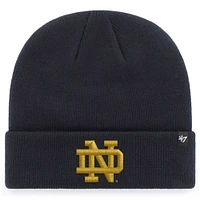 Men's '47 Navy Notre Dame Fighting Irish College Football Playoff 2025 National Championship Game Cuffed Knit Hat with Pom