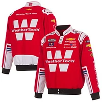 Men's JH Design Red Shane van Gisbergen WeatherTech Full-Snap Twill Uniform Jacket