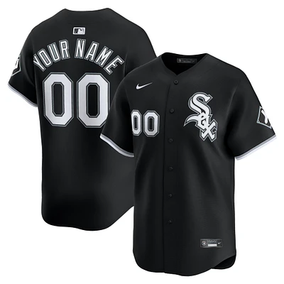 Men's Nike Black Chicago White Sox Alternate Limited Custom Jersey