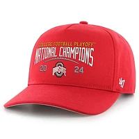 Men's '47  Scarlet Ohio State Buckeyes College Football Playoff 2024 National Champions Hitch Adjustable Hat