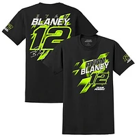 Men's Team Penske  Black Ryan Blaney Number T-Shirt