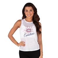 Women's Concepts Sport White Montreal Canadiens Infuse Knit Tank Top