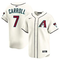 Men's Nike Corbin Carroll Cream Arizona Diamondbacks Home Limited Player Jersey