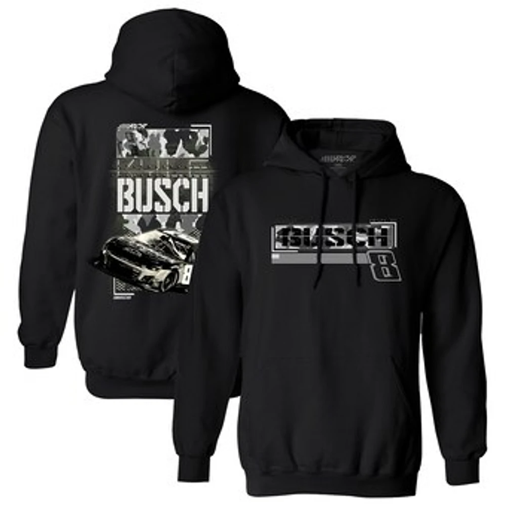 Men's Richard Childress Racing Team Collection  Black Kyle Busch Camo Car Pullover Hoodie