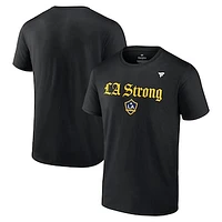 Unisex Fanatics Black LA Galaxy Strong T-Shirt