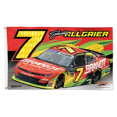 WinCraft Justin Allgaier Brandt 3' x 5' One-Sided Deluxe Flag