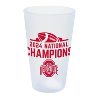 WinCraft Ohio State Buckeyes College Football Playoff 2024 National Champions 16oz. Icicle Silicone Pint Glass