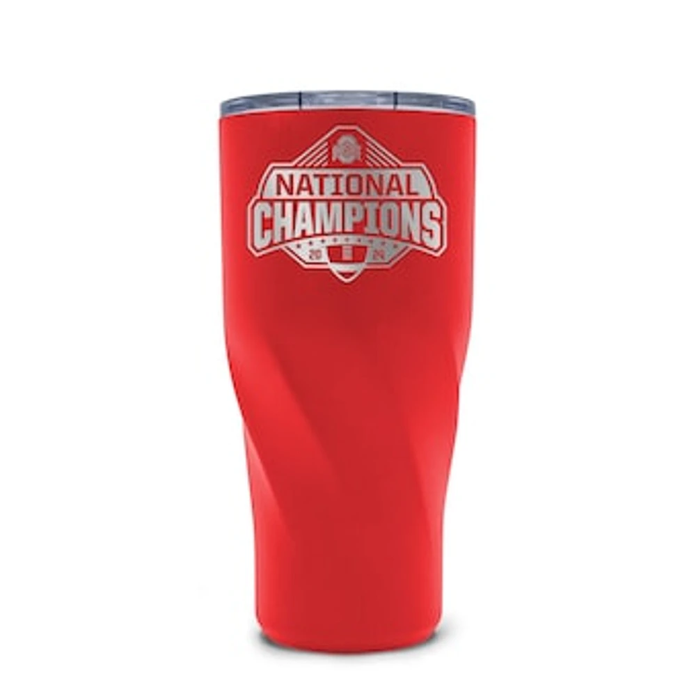 WinCraft Ohio State Buckeyes College Football Playoff 2024 National Champions 20oz. Stainless Steel Morgan Tumbler