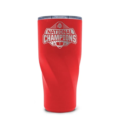 WinCraft Ohio State Buckeyes College Football Playoff 2024 National Champions 20oz. Stainless Steel Morgan Tumbler