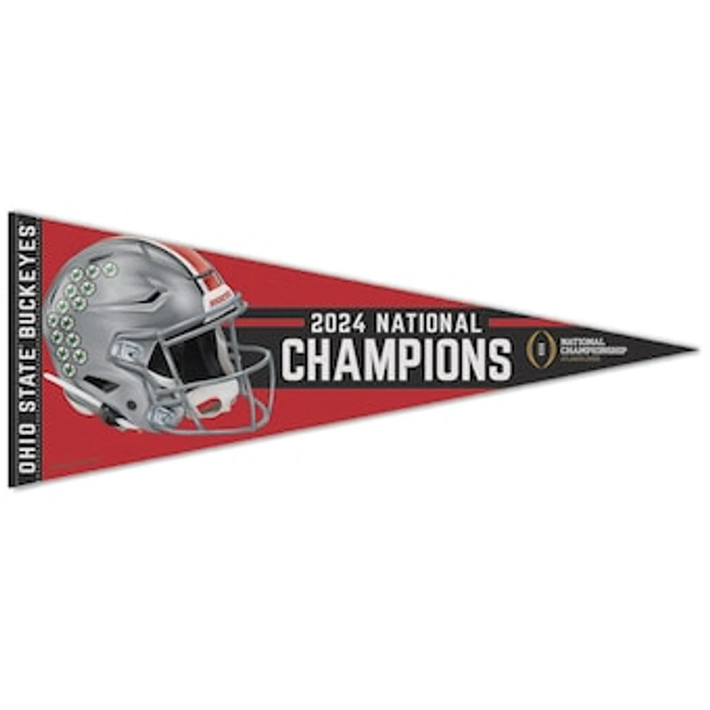 WinCraft Ohio State Buckeyes College Football Playoff 2024 National Champions 12 "x 30" Premium Pennant