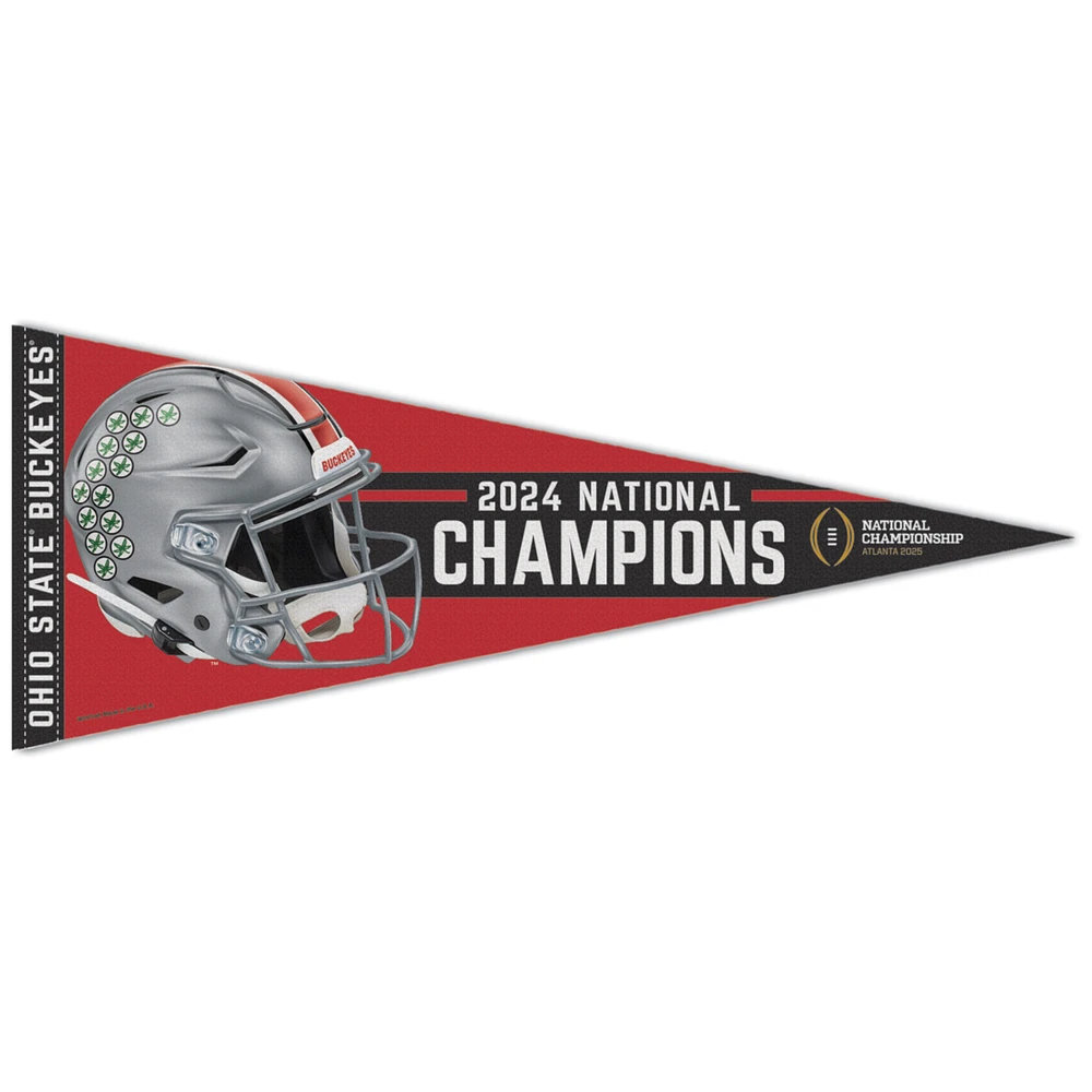 WinCraft Ohio State Buckeyes College Football Playoff 2024 National Champions 12 "x 30" Premium Pennant