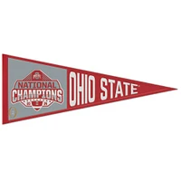 WinCraft Ohio State Buckeyes College Football Playoff 2024 National Champions 13" x 32" Wool Pennant