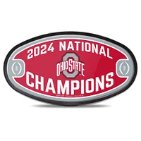 WinCraft Ohio State Buckeyes College Football Playoff 2024 National Champions Oval Hitch Cover