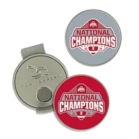 WinCraft Ohio State Buckeyes College Football Playoff 2024 National Champions Hat Clip & Ball Marker Set