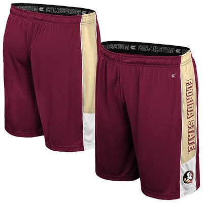 Men's Colosseum Garnet Florida State Seminoles Quantum Shorts