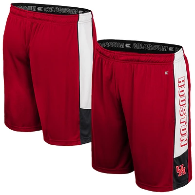 Men's Colosseum Red Houston Cougars Quantum Shorts