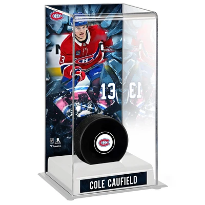 Cole Caufield Montreal Canadiens Deluxe Tall Hockey Puck Case