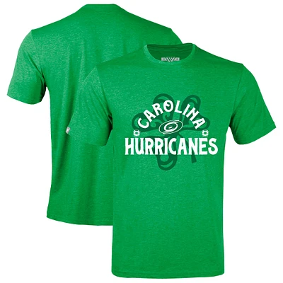 Men's Levelwear  Green Carolina Hurricanes St. Patrick's Day Richmond Shamrock T-Shirt