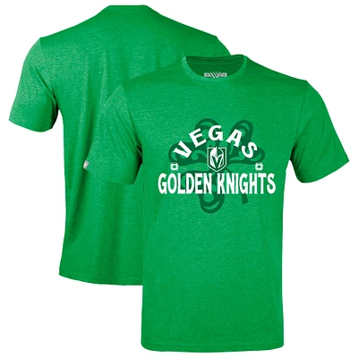 Men's Levelwear  Green Vegas Golden Knights St. Patrick's Day Richmond Shamrock T-Shirt