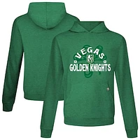 Men's Levelwear  Kelly Green Vegas Golden Knights St. Patrick's Day Relay Shamrock Pullover Hoodie